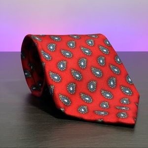 JZ Richards men’s silk necktie paisley